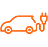 e-mobility car orange image e-mobility car orange